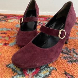 Paul Green burgundy Mary Janes